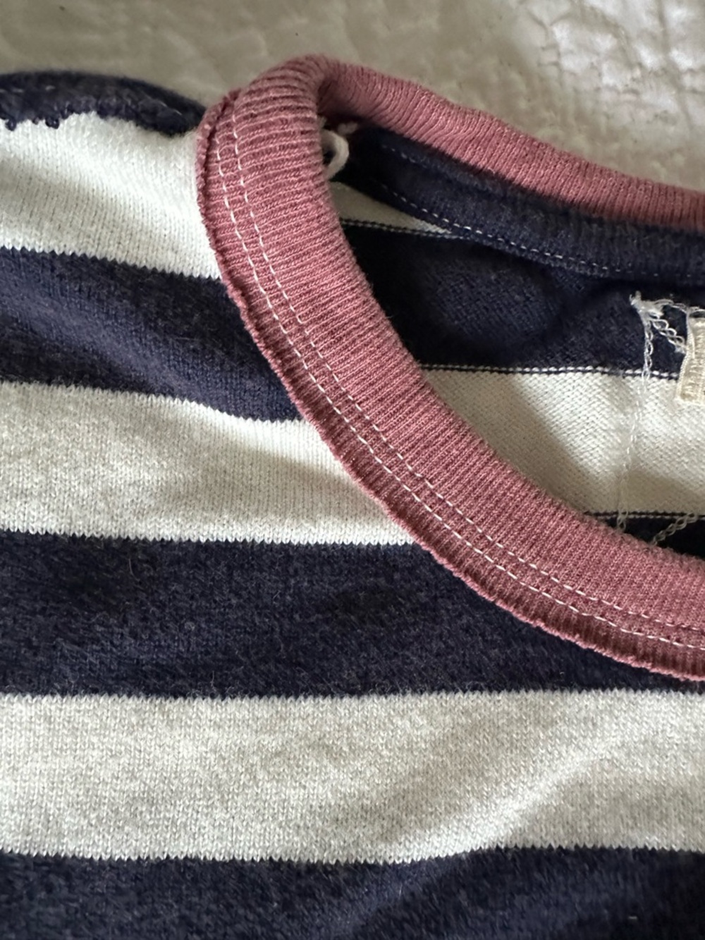 We the Free, Free People Rose Stem Tee oversized, striped, sweater. Boho Small - Picture 12 of 13